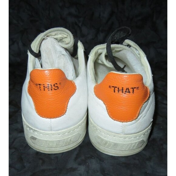 Off-White × Streetwear × Virgil Abloh Cup Sole 2.0 White Leather Low Top Sneaker - Picture 4 of 12